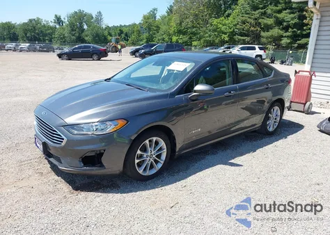 2019 Ford Fusion Hybrid Se из США, поврежденный, VIN 3FA6P0LU8KR286208